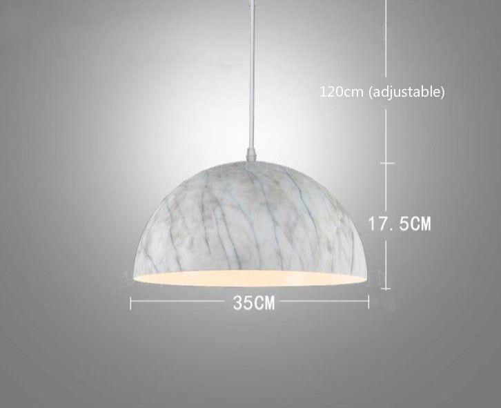 Modern Marble Pattern Pendant Lamp