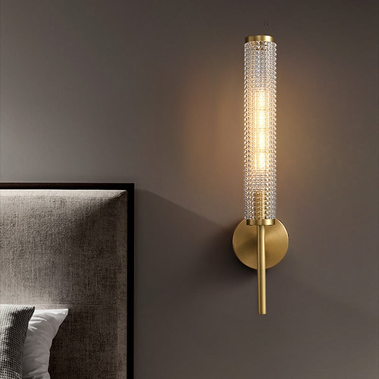 Nordic Glass Long Pole Wall Lamp Light Luxury GND Products