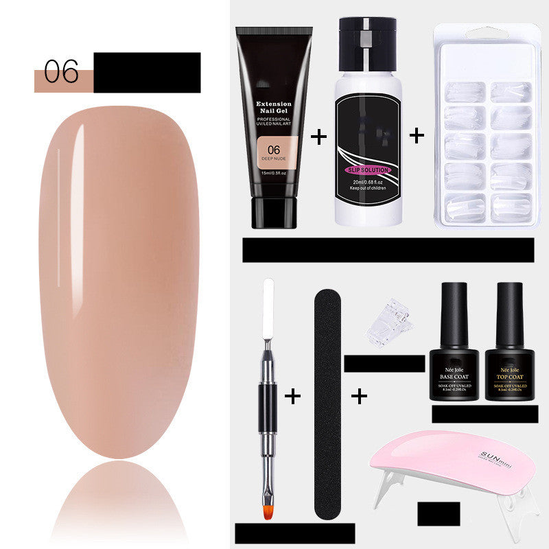 Nail Art Solid Extension Glue Long Crystal Model Crystal Glue Set GND Products