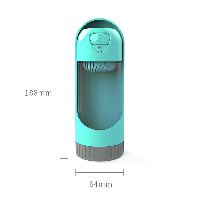 Pet Multifunctional Pet Accompanying Cup Portable Dog Water Cup Household Saor Style