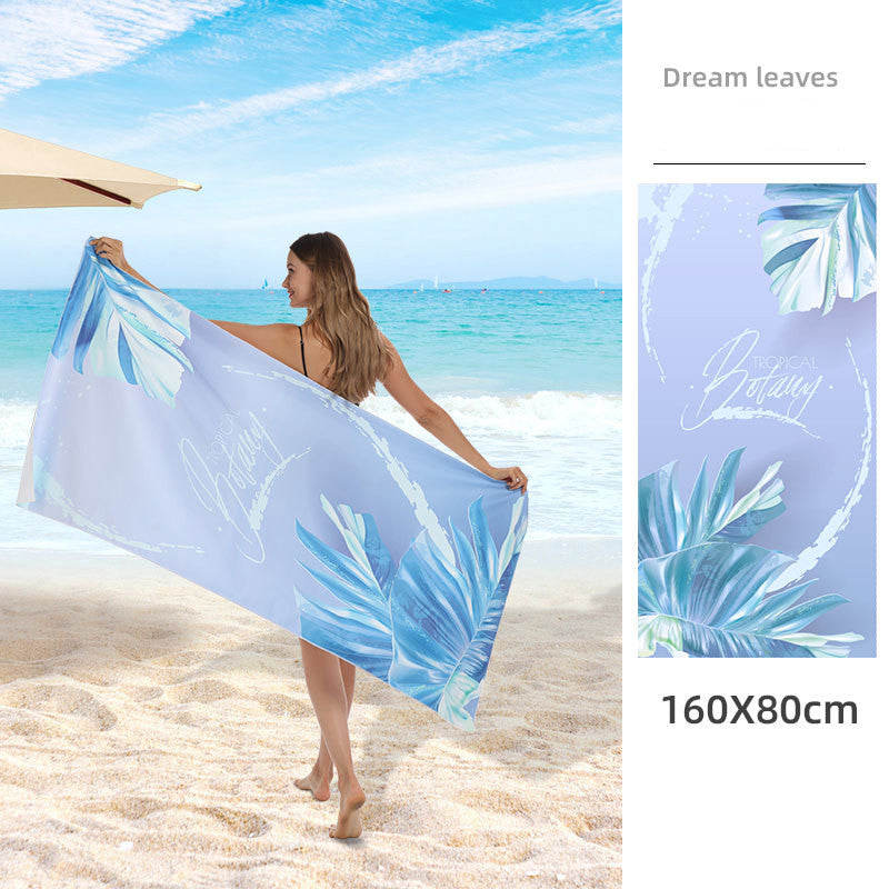 Double Sided Fleece Printed Beach Towel Microfiber Beach Towel Saor Style