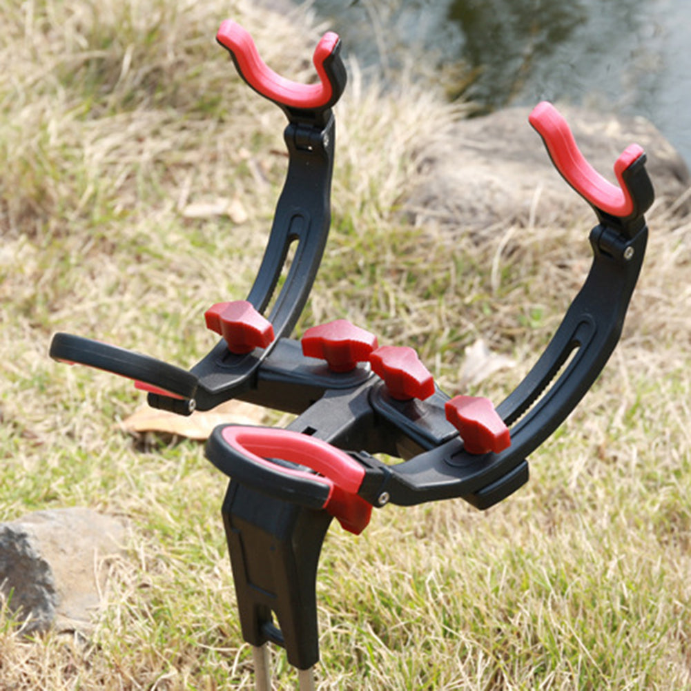 360 Degree Adjustable Fishing Pole Holder Universal Fishing Foldable Bracket Sea Lake Fish Rod Rack Stand Fishing Accessories GND Products