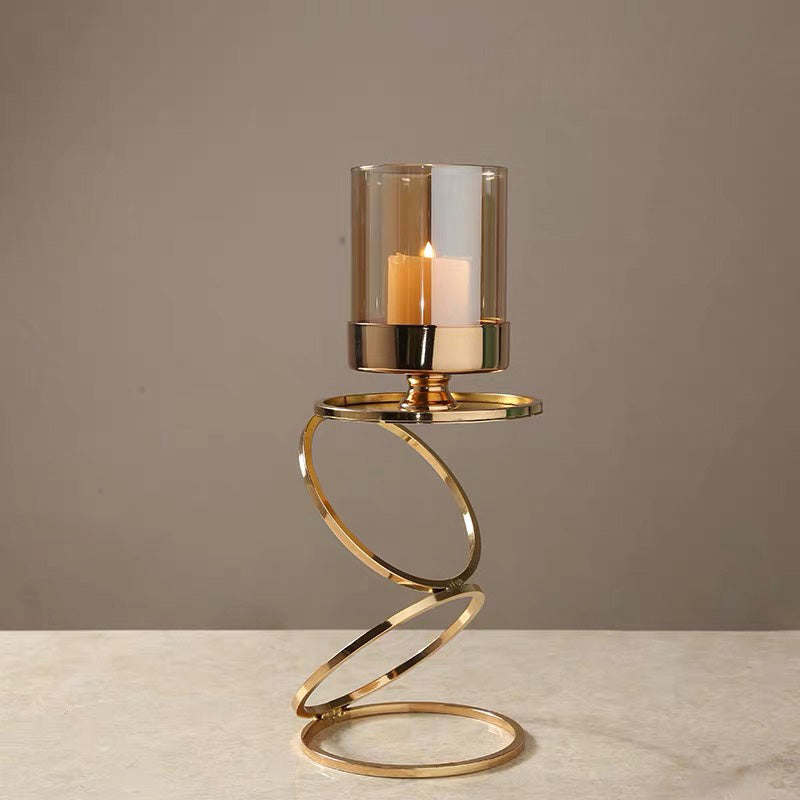 Cavalli Nordic Romantic Light Luxury Candle Holder Decoration Glass Aromatherapy GND Products