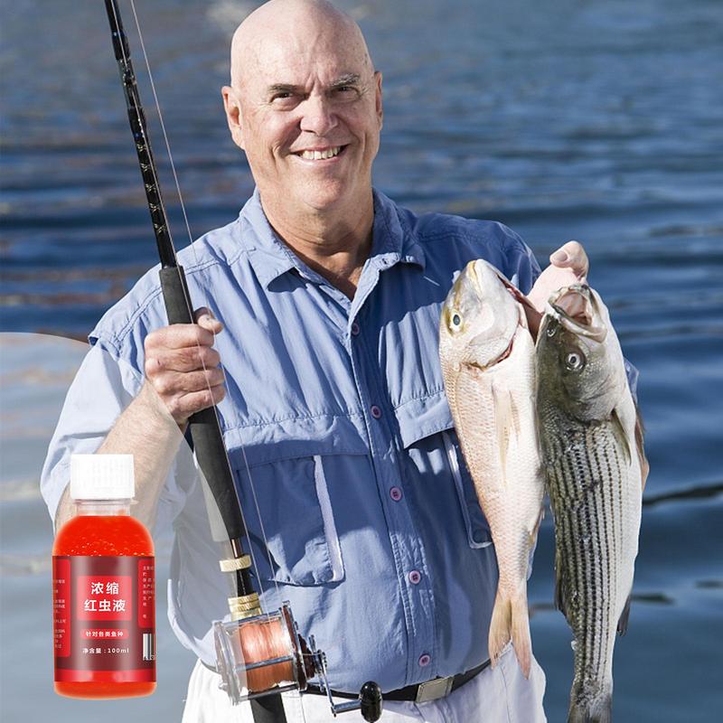 Concentrated Red Worm Liquid Fishing Bait GND Products
