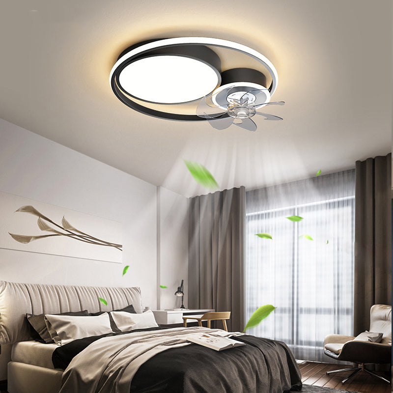 Nordic Light Luxury Simple Atmospheric Suction Fan Lamp GND Products