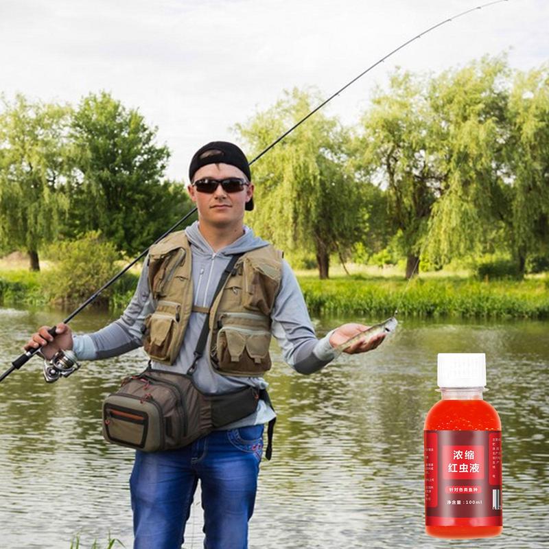 Concentrated Red Worm Liquid Fishing Bait GND Products