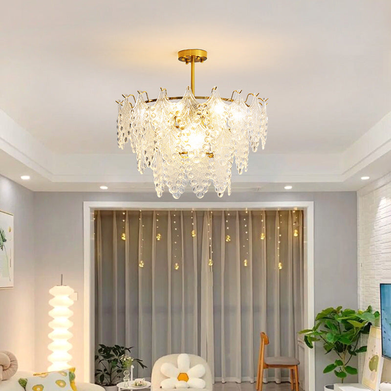 Simple Living Room Glass Chandelier GND Products