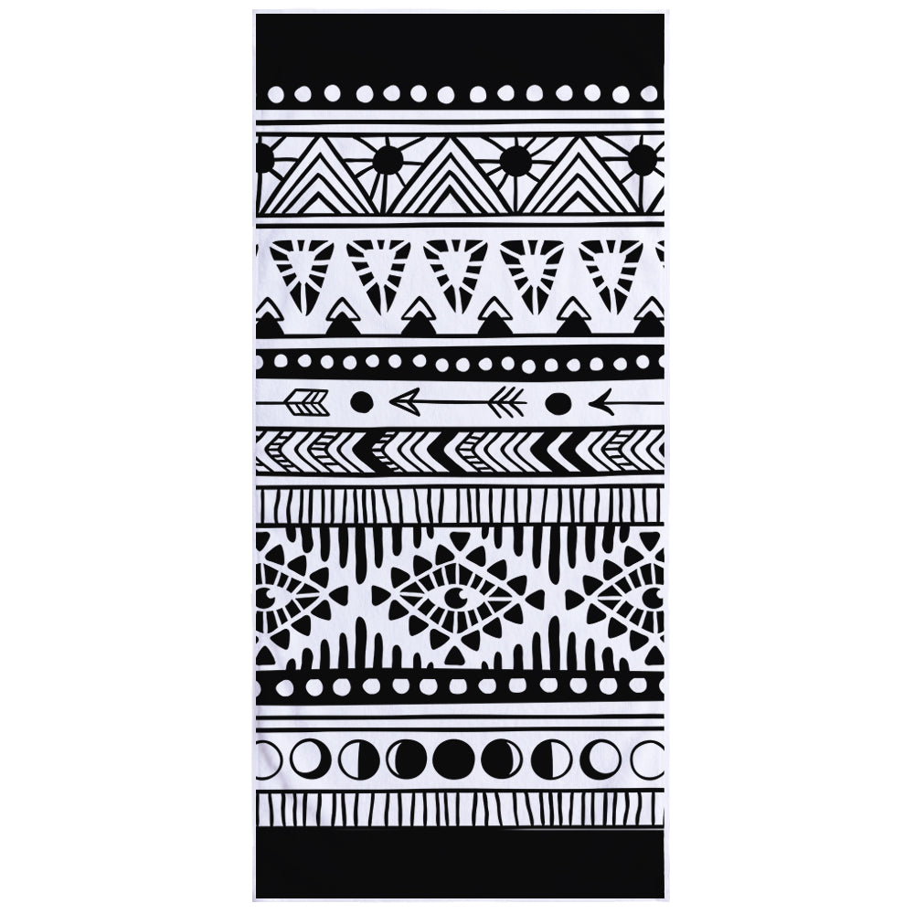 Microfiber Square Print Beach Towel Saor Style