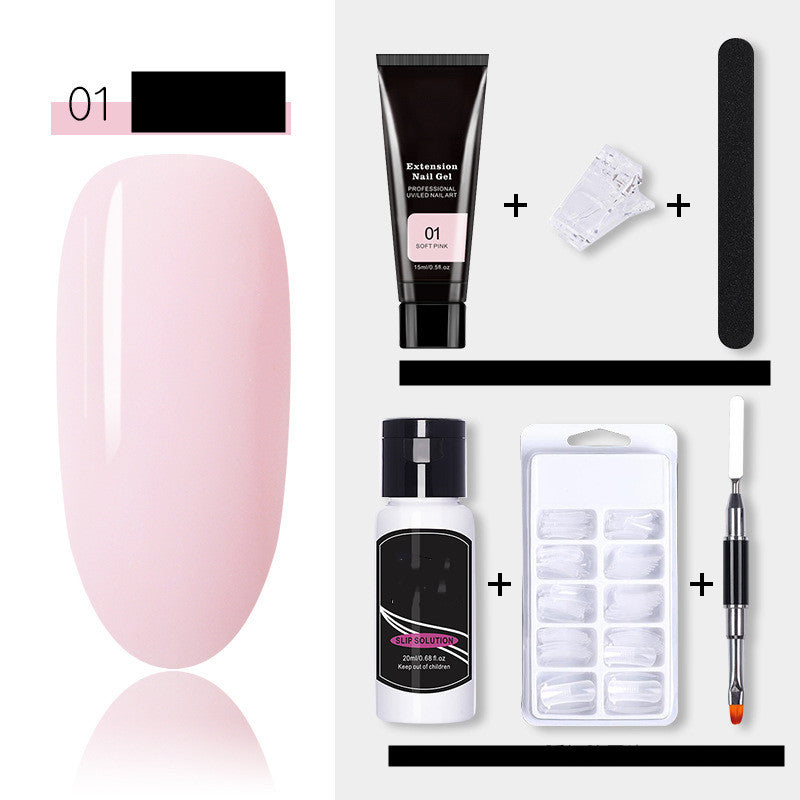 Nail Art Solid Extension Glue Long Crystal Model Crystal Glue Set GND Products