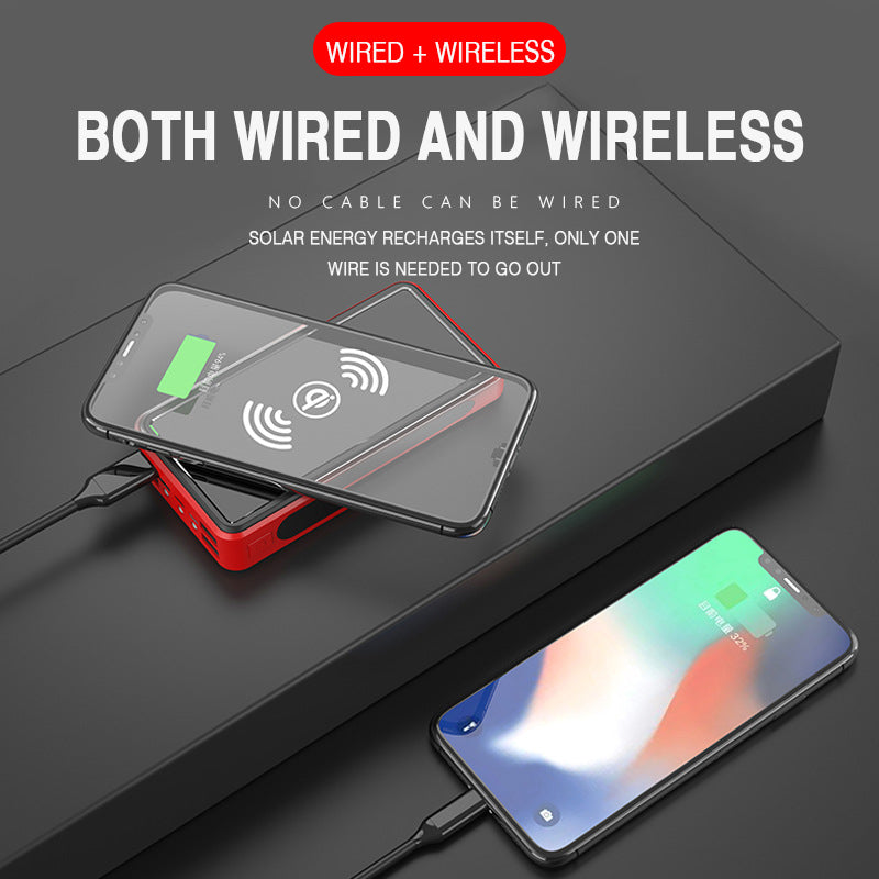 Wireless Solar Power Charging Bank GND Products