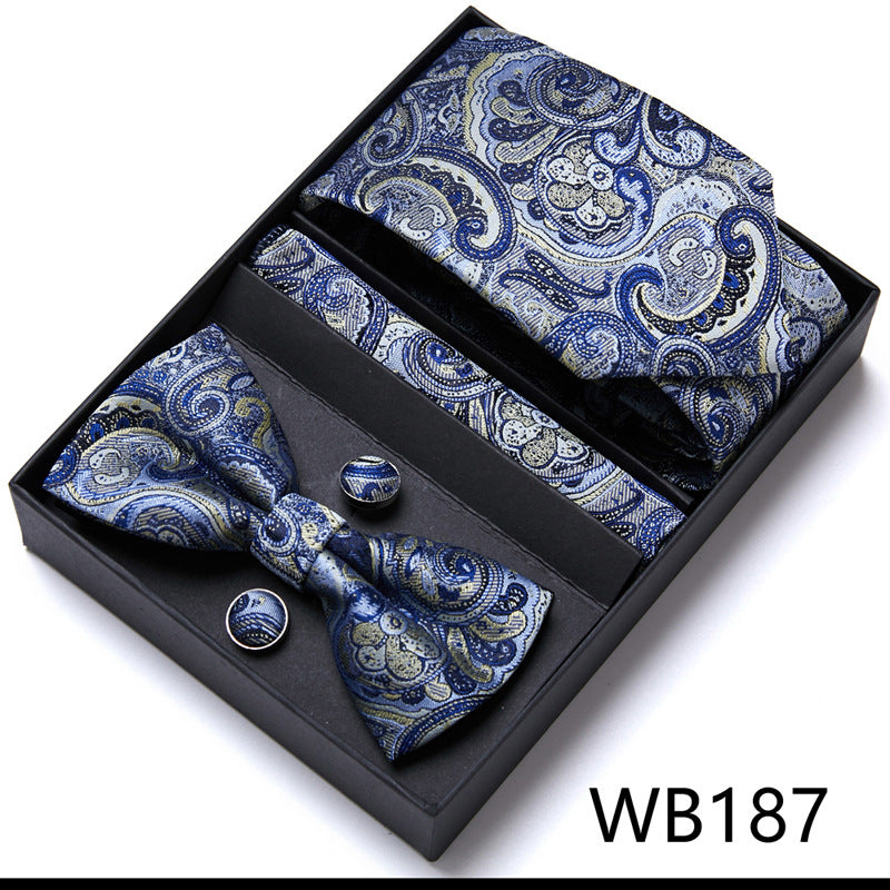 Men's Business Dress Wedding Bow Tie Suit Saor Style