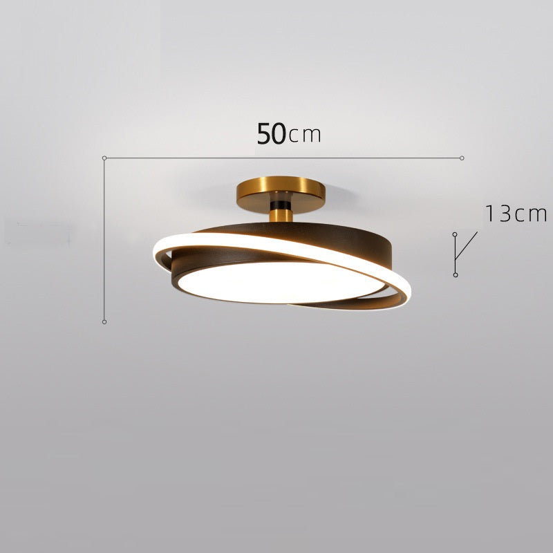 Bedroom Light Nordic Simple Modern Light Luxury Creative Round Led Ceiling Light Restaurant Designer Master Bedroom Room Light GND Products