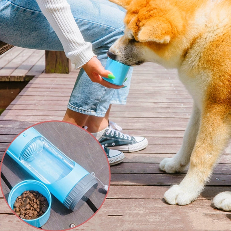 Pet Multifunctional Pet Accompanying Cup Portable Dog Water Cup Household Saor Style