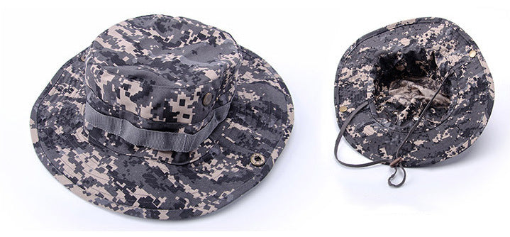 Camouflage Summer Fisherman Outdoor Sunscreen Hat