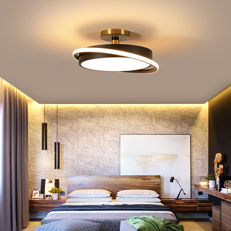 Bedroom Light Nordic Simple Modern Light Luxury Creative Round Led Ceiling Light Restaurant Designer Master Bedroom Room Light GND Products