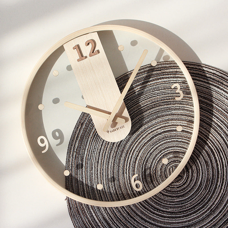 Minimalist Living Room Decoration Creative Transparent Clock
