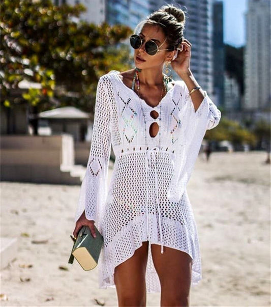 Bikini Women Swimsuit Cover-up Beach Bathing Beach Dress Saor Style