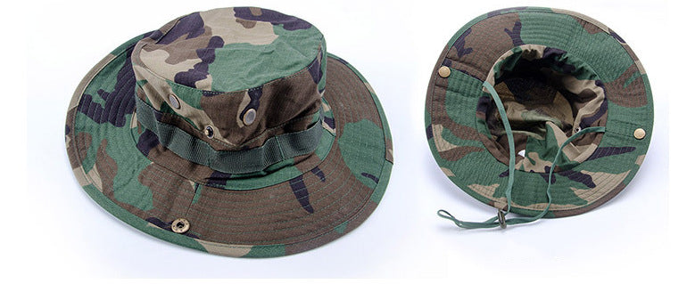 Camouflage Summer Fisherman Outdoor Sunscreen Hat