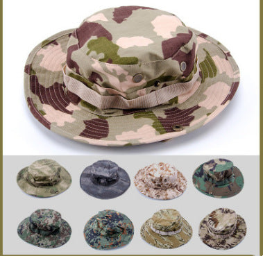 Camouflage Summer Fisherman Outdoor Sunscreen Hat