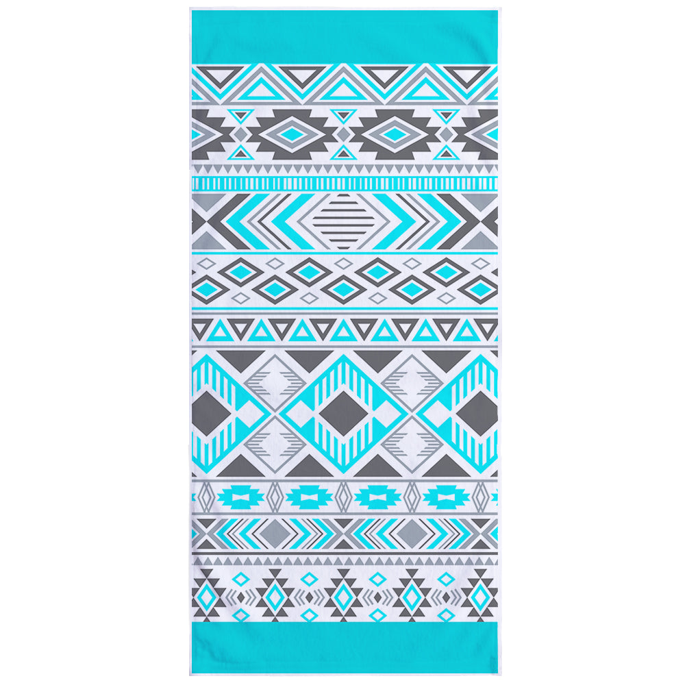 Microfiber Square Print Beach Towel Saor Style