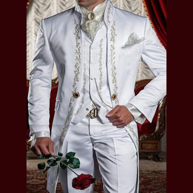 Suit Men's Three-piece Groomsman Clothing Wedding Saor Style