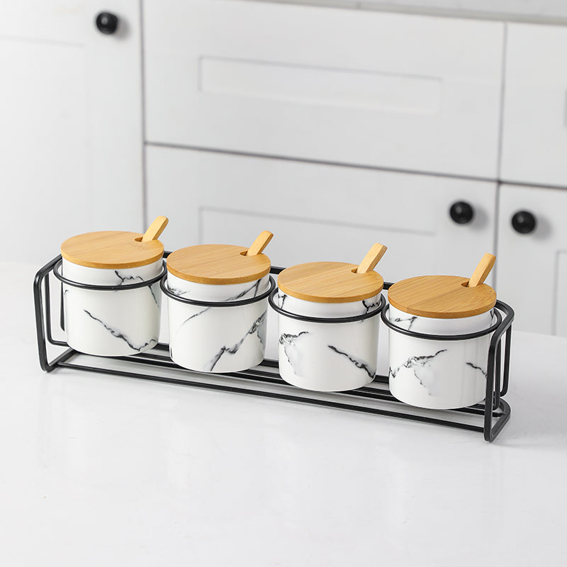 Marbled Ceramic Seasoning Spice Jar