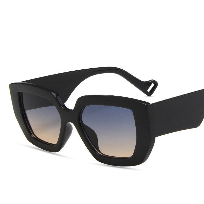 Side Sunglasses Personality Polygon Contrast Sunglasses Retro Sunglasses Saor Style