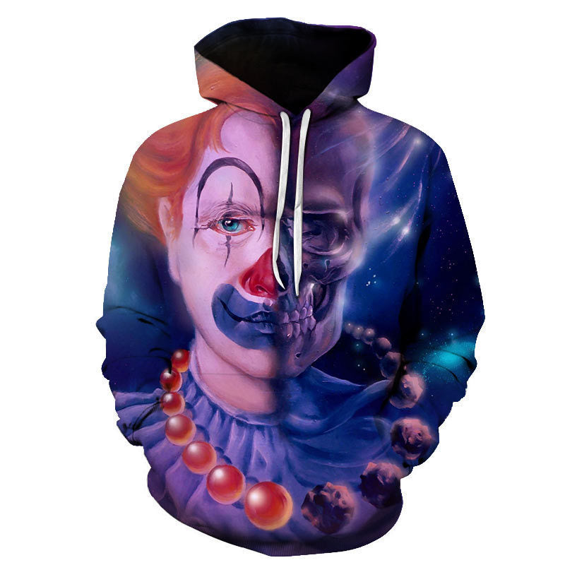 Large selection of digitally Printied Loose Hooded Casual Sweatshirt