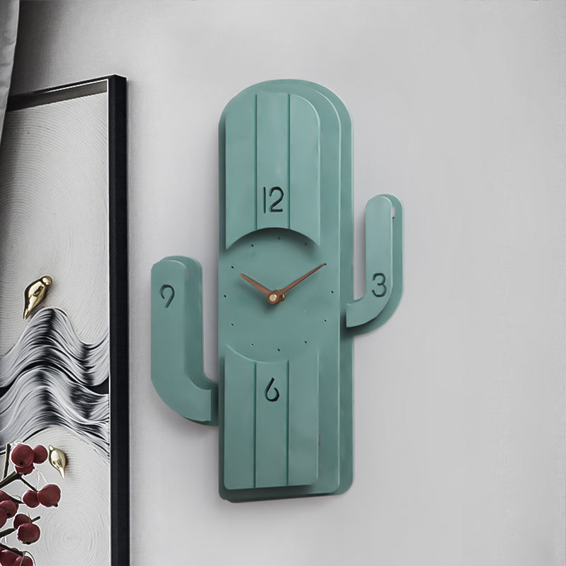 Wooden Clock Wall Clock Living Room Personality Creativity