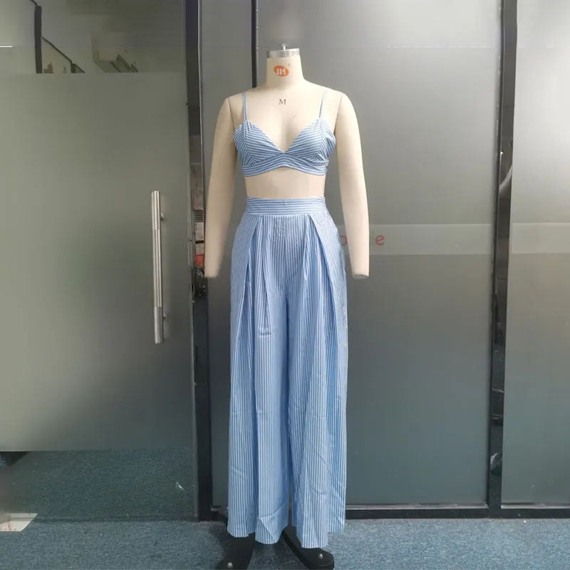 Women's Fashion Slim Strap Tube Top Suit Saor Style