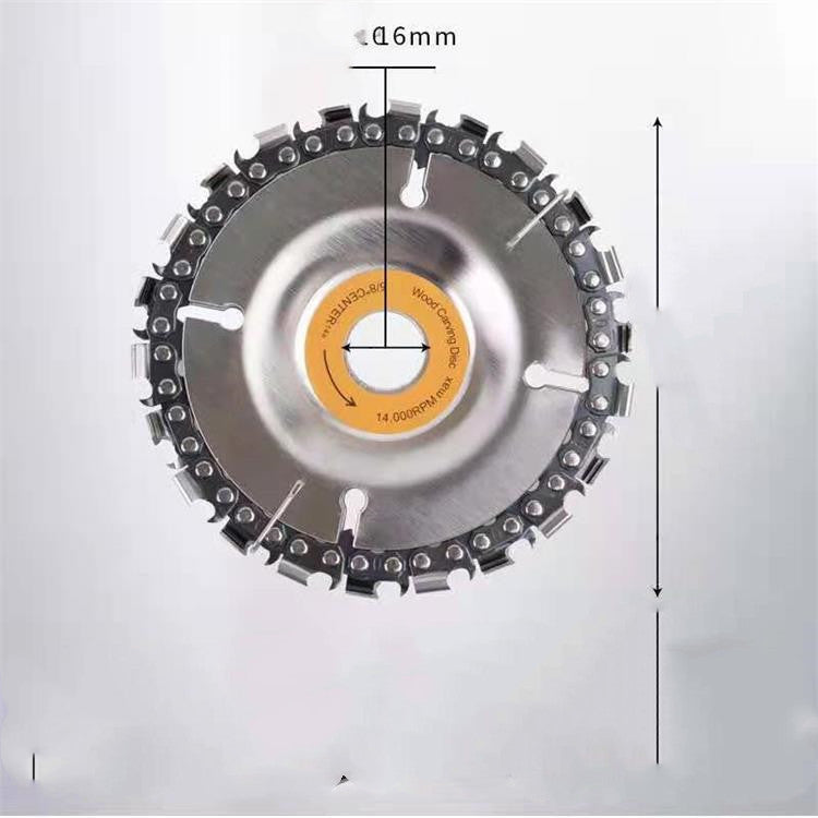 Angle Grinder Chain Plate 4-inch 22 Cutting Woodworking Slotted Saw Blade 45-inch Cutting 5-inch Polishing Pad GND Products
