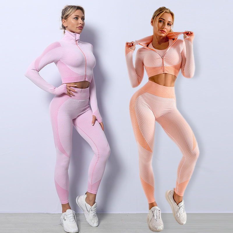 3 piece set of Yoga Sports Clothing