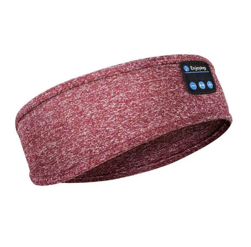 Wireless Bluetooth Sleeping Headphones Headband Thin Soft Elastic Comfortable Music Ear Phones Eye Mask For Side Sleeper Sports GND Products