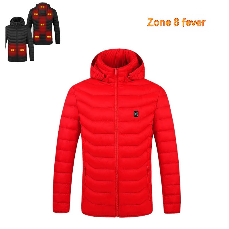 Winter Smart Couples Constant Temperature Cotton Clothing USB Electric Heating