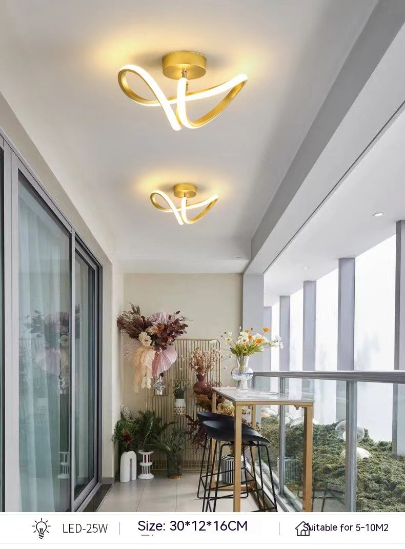 LED New Aisle Corridor Light Nordic Entrance Foyer Hallway Modern Minimalist Cloakroom Balcony Ceiling GND Products