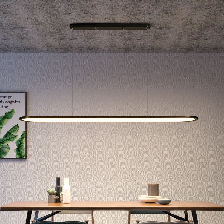 Modern Simple Creative Strip Bar Led Office Lighting Restaurant Chandelier GND Products