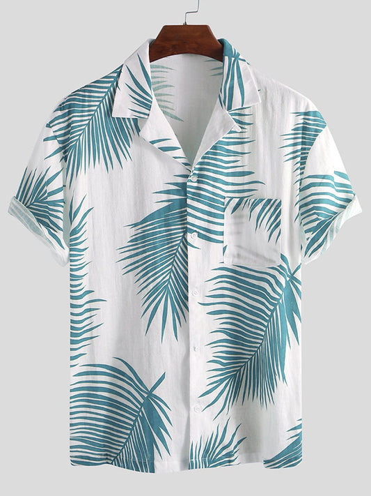 New Fashion Casual Hot Sale Hawaiian Shirts For Men Saor Style