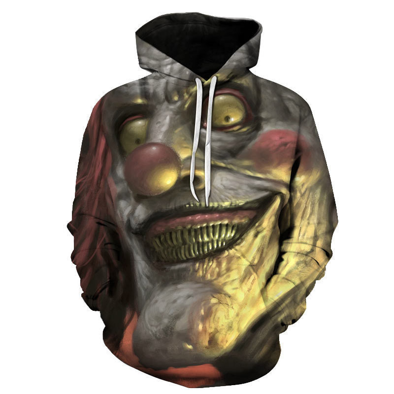 Large selection of digitally Printied Loose Hooded Casual Sweatshirt