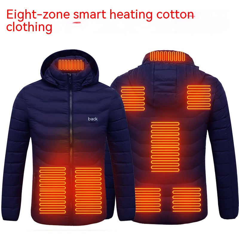 Winter Smart Couples Constant Temperature Cotton Clothing USB Electric Heating