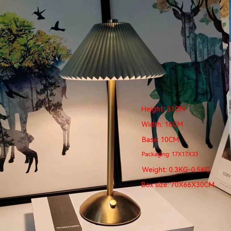 Light Luxury Metal Creativity Mushroom Small Night Lamp GND Products