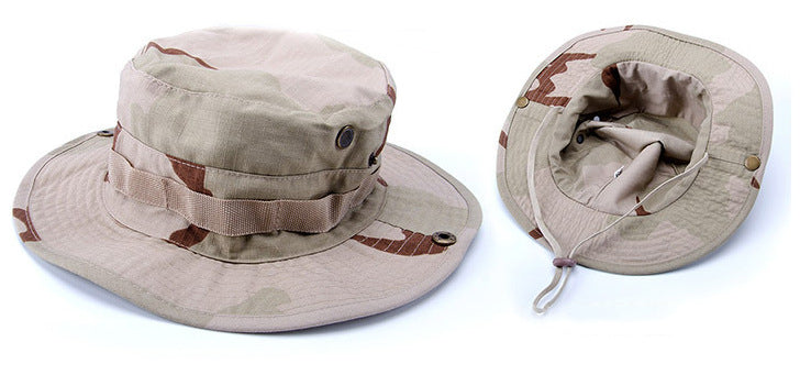 Camouflage Summer Fisherman Outdoor Sunscreen Hat