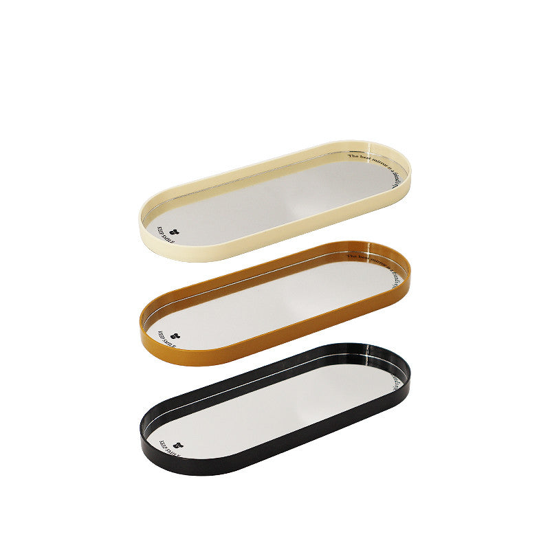 Mirror Desktop Storage Tray