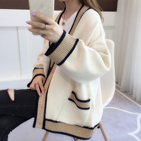Women's Tops Sweaters Knitwear Loose Jacket