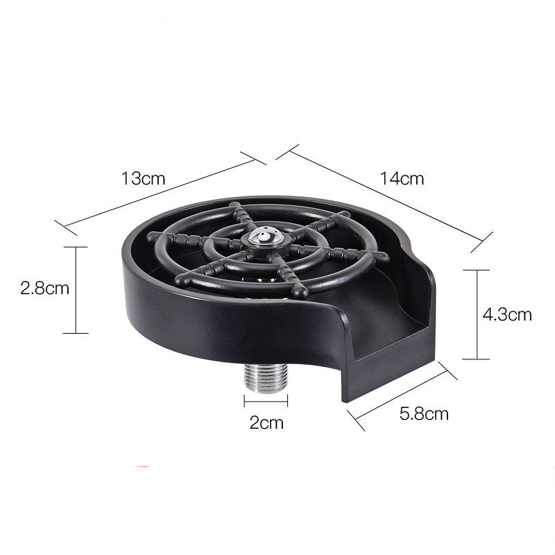 Bar Counter Cup Washer Sink High-pressure Spray Automatic Faucet Coffee Pitcher Wash Cup Tool Kitchen GND Products