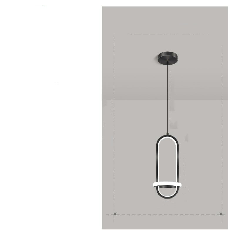 Modern Simple Led Bedroom Bedside Chandelier Nordic Creative Personality GND Products