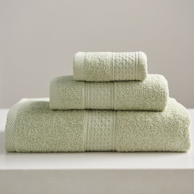 Minimalist Style Square Towel Towel Bath Towel Set Towel Pure Cotton Saor Style