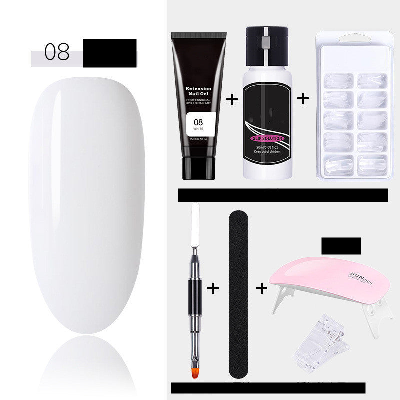 Nail Art Solid Extension Glue Long Crystal Model Crystal Glue Set GND Products