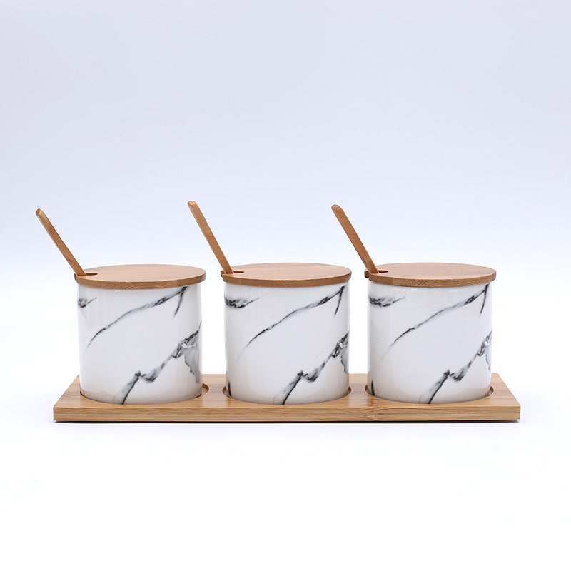 Marbled Ceramic Seasoning Spice Jar
