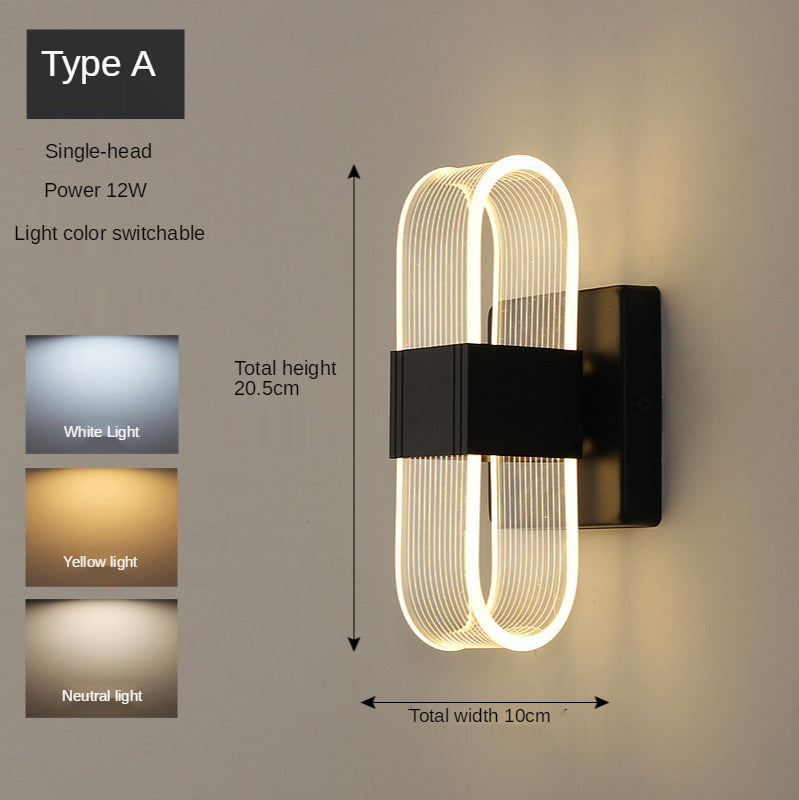 Golden Nordic Style Wall Lamp Lighting Fixture GND Products