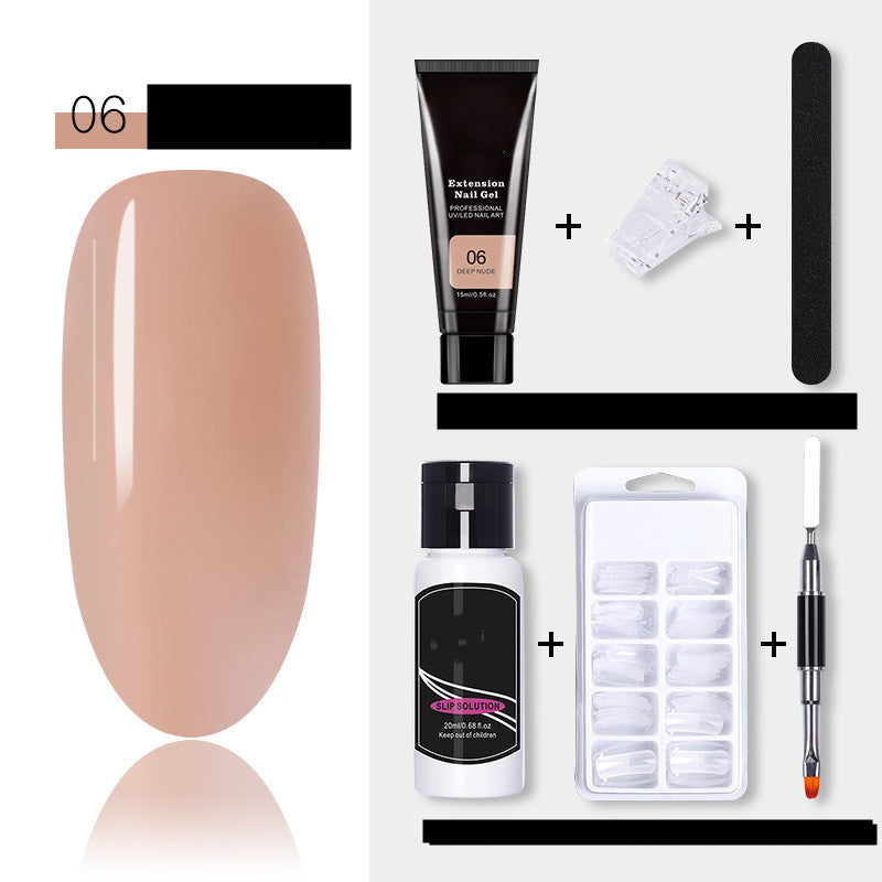 Nail Art Solid Extension Glue Long Crystal Model Crystal Glue Set GND Products